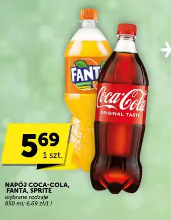 Groszek NAPÓJ COCA COLA FANTA SPRITE 850 ml oferta