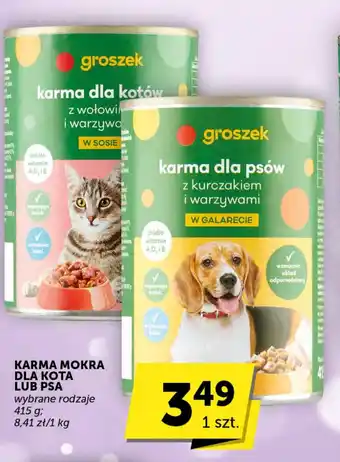 Groszek KARMA MOKRA DLA KOTA LUB PSA 415 g oferta