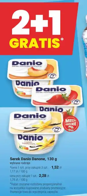 Twój Market Serek Danio Danone, 130 g oferta