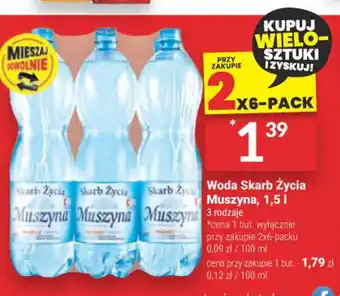 Twój Market Woda Skarb Życia Muszyna, 1,5 l oferta