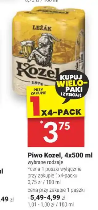 Twój Market Piwo Kozel, 500 ml oferta