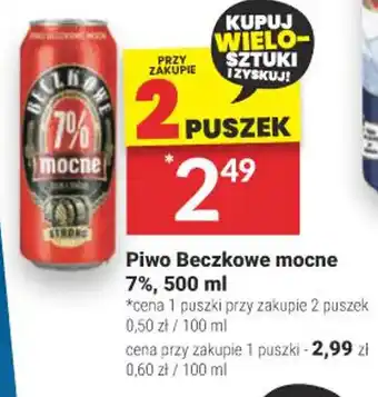 Twój Market Piwo Beczkowe mocne 7%, 500 ml oferta