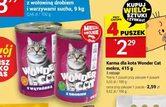 Twój Market Karma dla kota Wonder Cat mokra, 415 g oferta