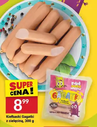 Twój Market Kiełbaski Gagatki z cielęciną, 300 g oferta