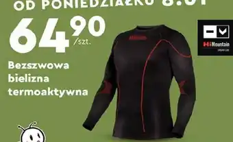 Biedronka Bezszwowa bielizna termoaktywna oferta