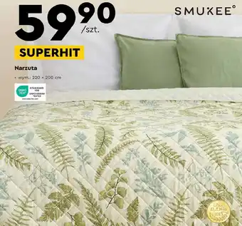 Biedronka SMUKEE Narzuta 220x200cm oferta