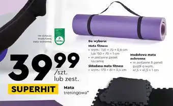 Biedronka Mata treningowa oferta