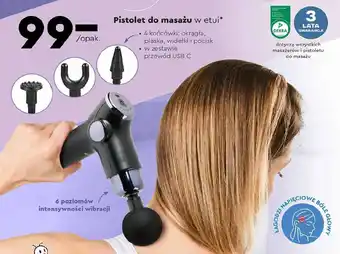 Biedronka Pistolet do masażu w etui oferta