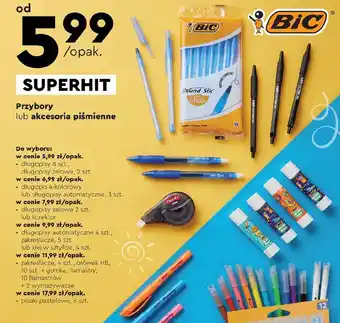 Biedronka BiC Przybory lub akcesoria piśmienne oferta