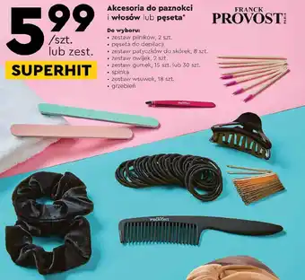 Biedronka Akcesoria do paznokci i włosów lub pęseta oferta