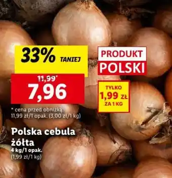 Lidl Polska cebula żółta 4 kg oferta