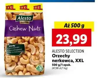 Lidl ALESTO SELECTION Orzechy nerkowca, XXL 500 g oferta