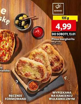 Lidl Pinsa margherita 135 g oferta