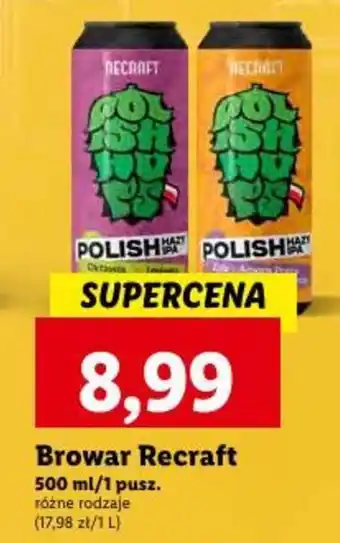 Lidl Browar Recraft 500 ml oferta