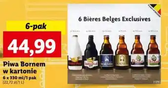 Lidl Piwa Bornem w kartonie 6 x 330 ml oferta