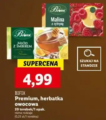 Lidl BIFIX Premium, herbatka owocowa 20 tor. oferta