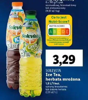 Lidl SOLEVITA Ice Tea, herbata mrożona 1,5 L oferta