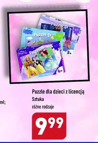 Lidl Puzzle świnka peppa 1 SZT oferta