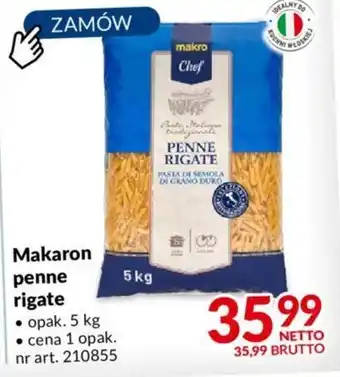 Makro Makaron penne rigate oferta