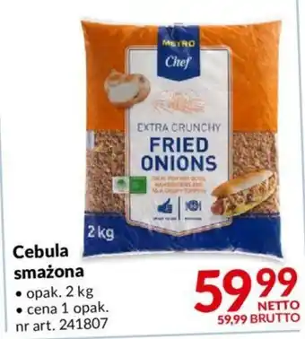 Makro Cebula smażona 2 kg oferta
