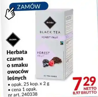 Makro Herbata czarna o smaku owoców leśnych oferta