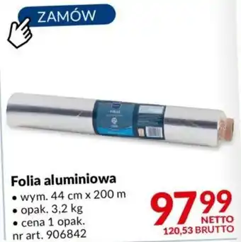 Makro Folia aluminiowa oferta