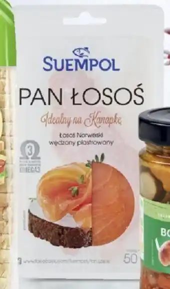 Łosoś norweski wędzony Suempol - plastry opak. 50 g