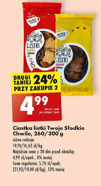 Biedronka Ciastka twoje słodkie chwile oferta