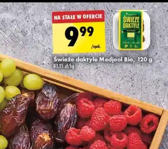 Biedronka Świeże daktyle Medjool Bio, 120 g oferta
