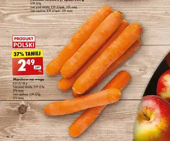 Biedronka Marchew na wagę 1 kg oferta