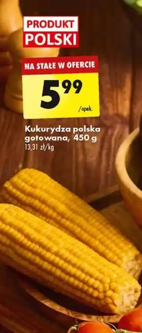 Biedronka Kukurydza polska gotowana, 450 g oferta