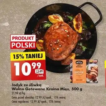 Biedronka Indyk ze śliwką Wolno Gotowane Kraina Mięs, 500 g oferta