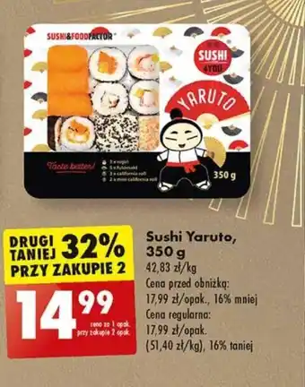 Biedronka Sushi Yaruto, 350 g oferta