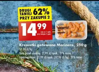Biedronka Krewetki gotowane Marinero, 250 g oferta