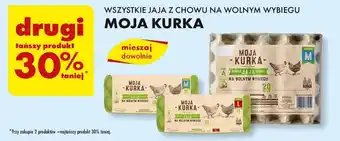 Biedronka WSZYSTKIE JAJA Z CHOWU NA WOLNYM WYBIEGU MOJA KURKA oferta