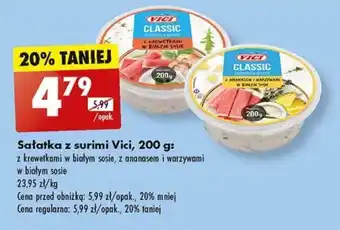 Biedronka Sałatka z surimi Vici, 200 g oferta