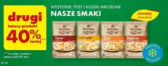 Biedronka WSZYSTKIE PYZY I KLUSKI MROŻONE NASZE SMAKI oferta