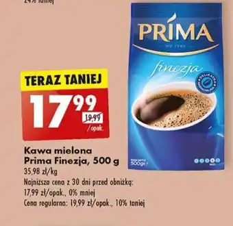 Biedronka Kawa mielona Prima Finezja, 500 g oferta