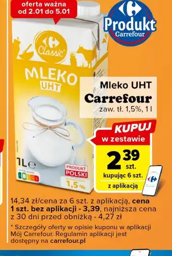 Carrefour Express Mleko carrefour oferta