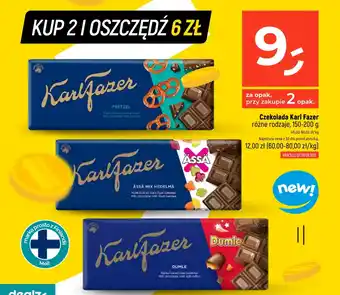 Dealz Czekolada Karl Fazer150-200g oferta