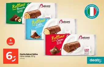 Dealz Ciastka Balconi Rollino 222 g oferta