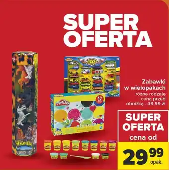 Carrefour Zabawki w wielopakach oferta