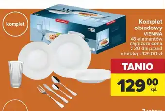 Carrefour Komplet obiadowy VIENNA 48 el. oferta
