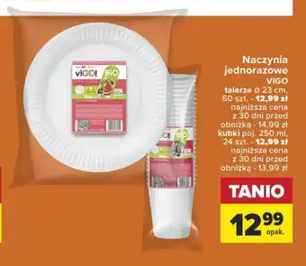 Carrefour Naczynia jednorazowe VIGO 50 szt. oferta