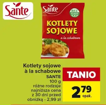 Kotlety sojowe à la schabowe SANTE 100 g
