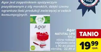 Carrefour Agar NATUTAL LIFE 100 g oferta
