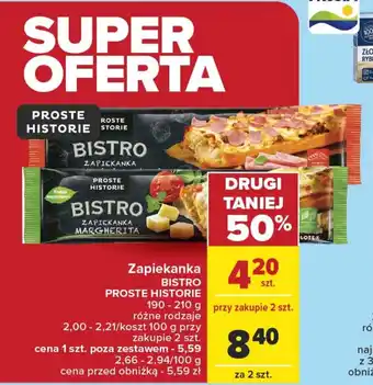 Carrefour Zapiekanka BISTRO PROSTE HISTORIE 190-210 g oferta
