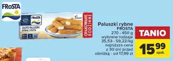 Carrefour Paluszki rybne FROSTA 270-450 g oferta