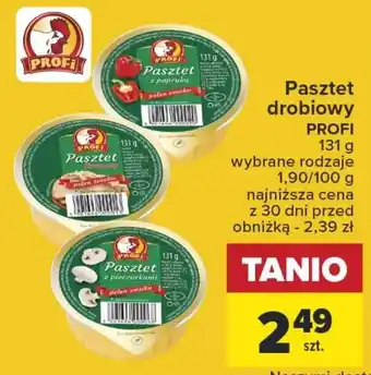 Carrefour Pasztet drobiowy PROFI 131 g oferta