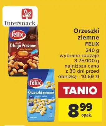 Carrefour Orzeszki ziemne FELIX 240 g oferta